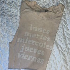J.Crew Days of the Week T-Shirt